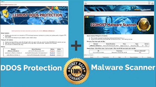 cpanel ddos protection malware scanner